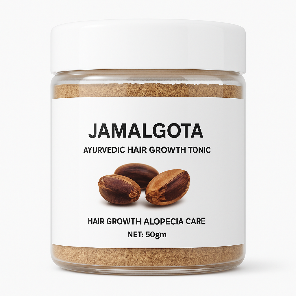 Jamalgota Ayurvedic Hair Growth Powder(2) - 1 Month Supply