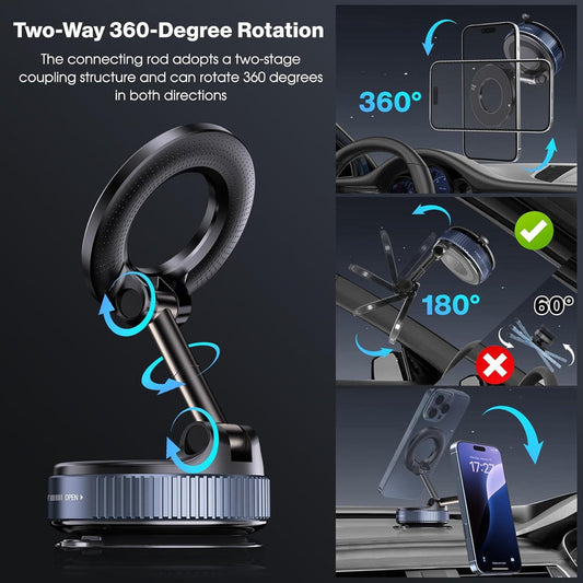 MagPro Vacuum Magnetic Suction Phone Holder