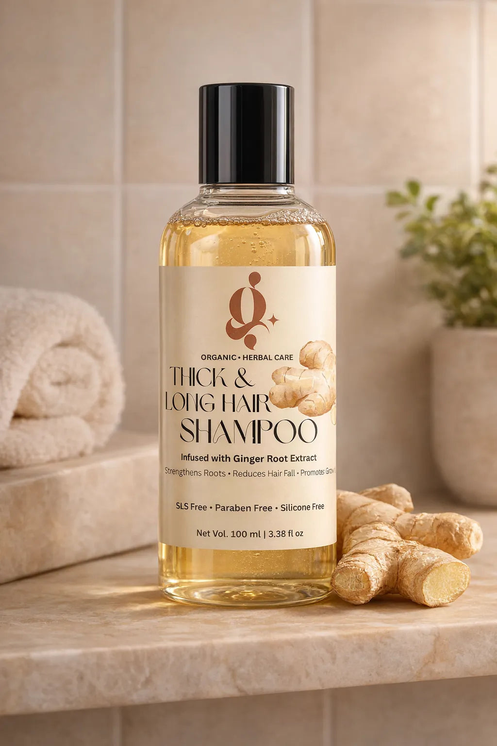 GULO BEAUTY Thick & Long Hair Shampoo Ginger (Root Extract)