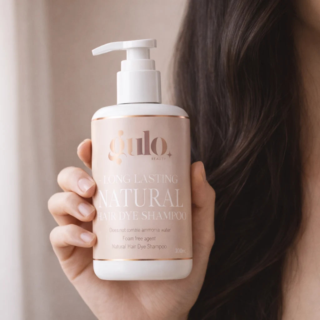 GULO BEAUTY Long Lasting Natural Hair Dye Shampoo