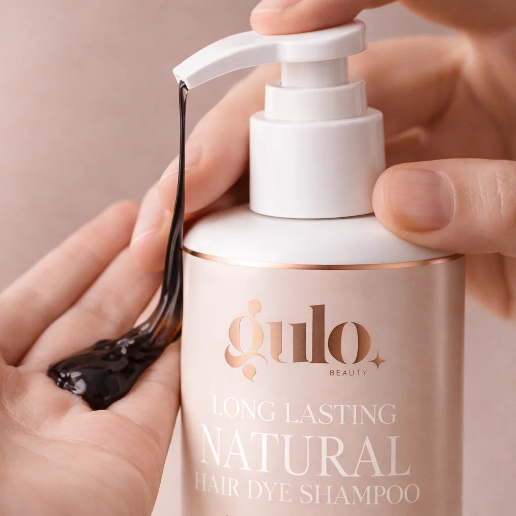 GULO BEAUTY Long Lasting Natural Hair Dye Shampoo