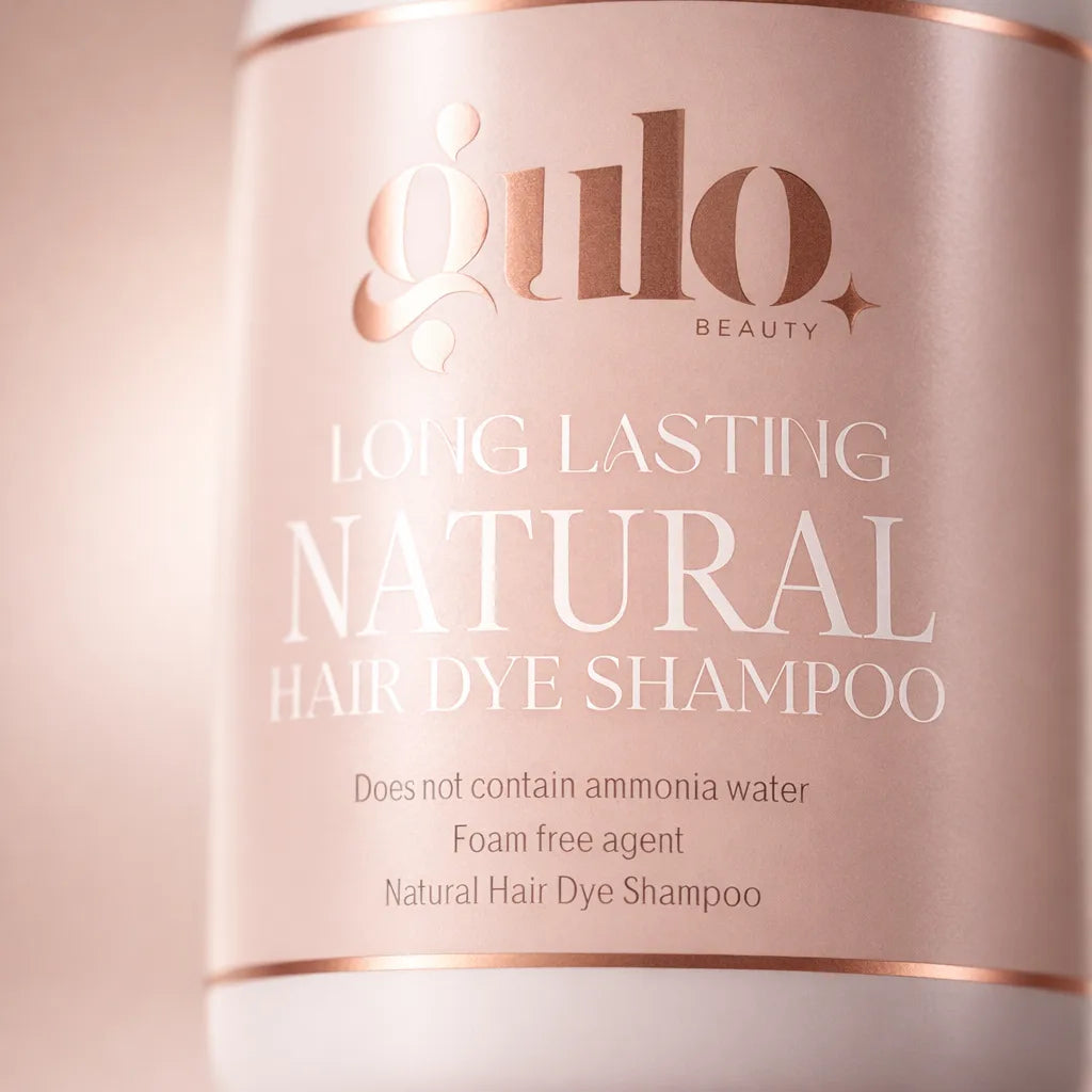 GULO BEAUTY Long Lasting Natural Hair Dye Shampoo