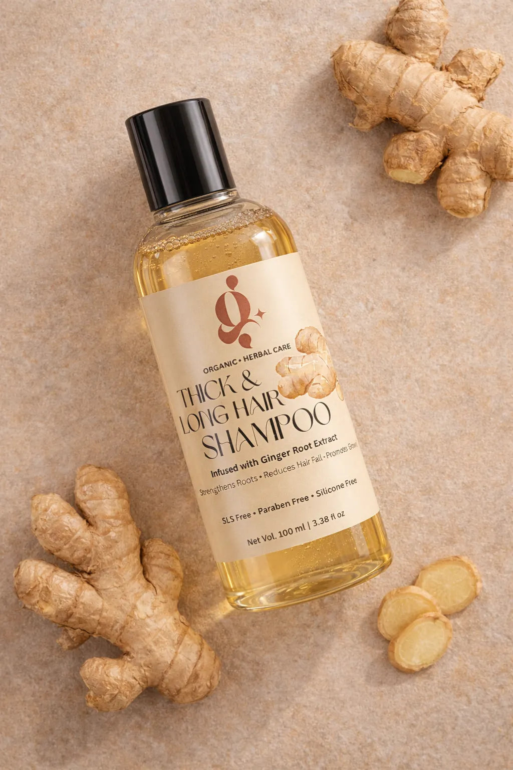 GULO BEAUTY Thick & Long Hair Shampoo Ginger (Root Extract)