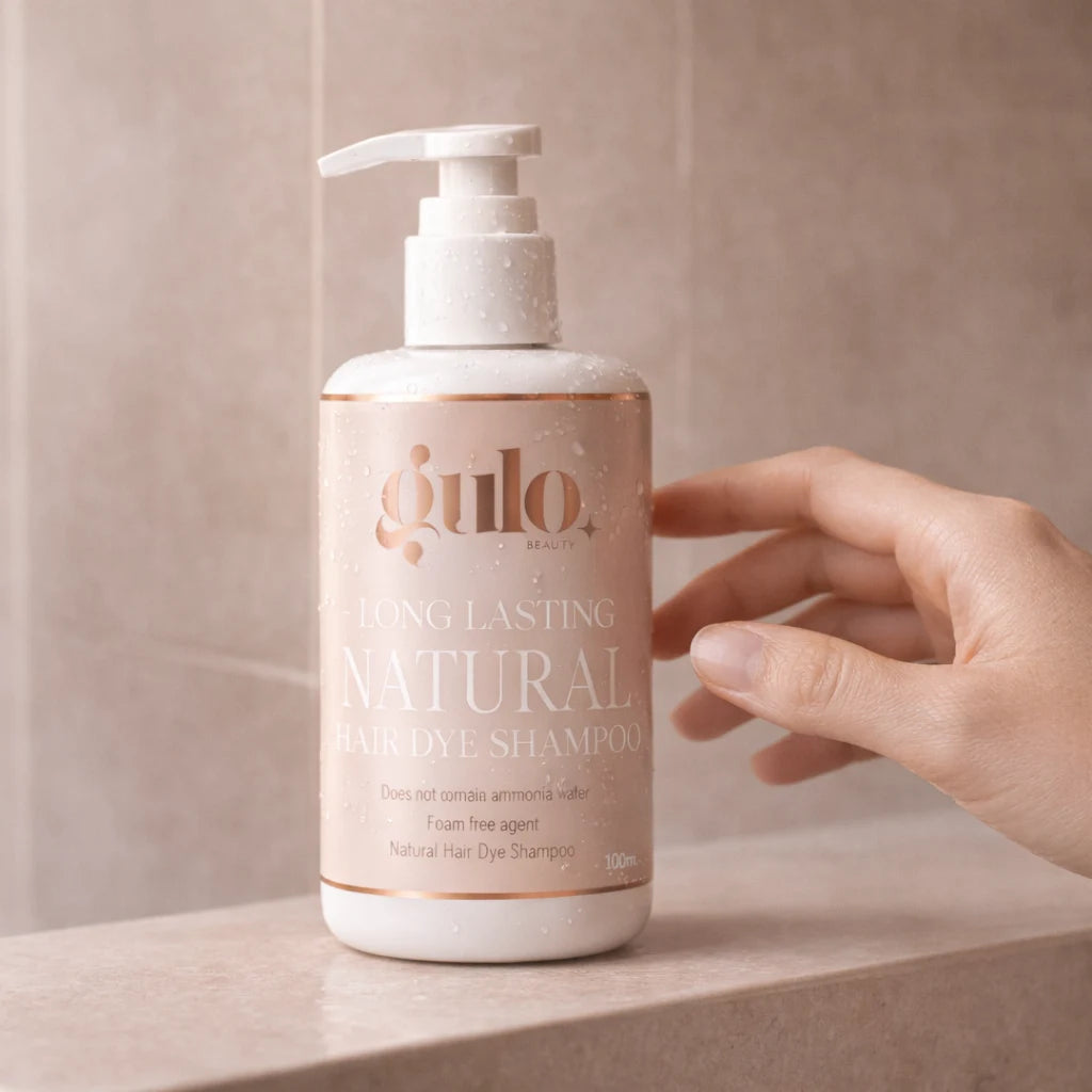 GULO BEAUTY Long Lasting Natural Hair Dye Shampoo